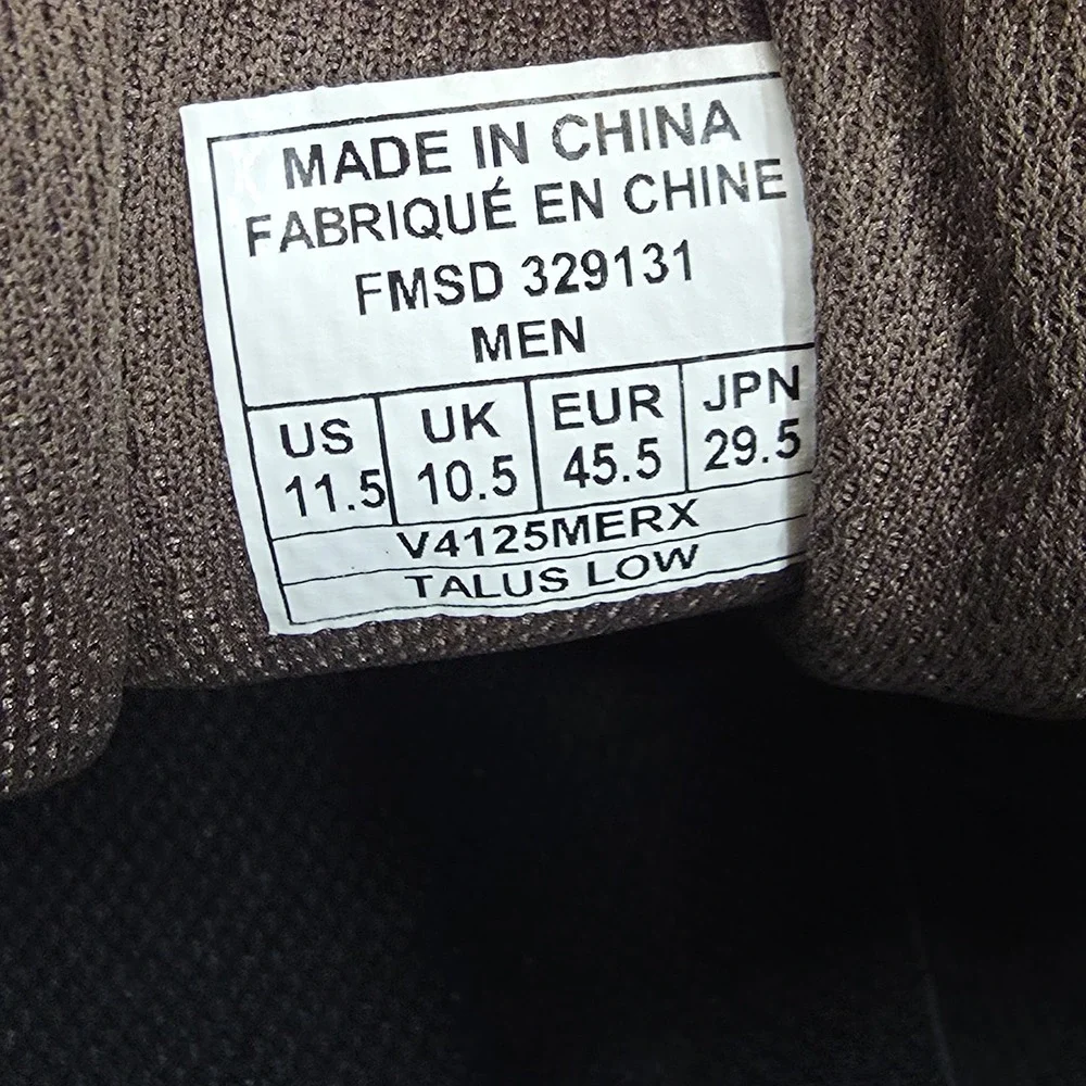Nevados Hiking Shoes Mens 11.5 Brown Talus Low Trail Outdoors Waterproof New‎